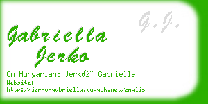 gabriella jerko business card